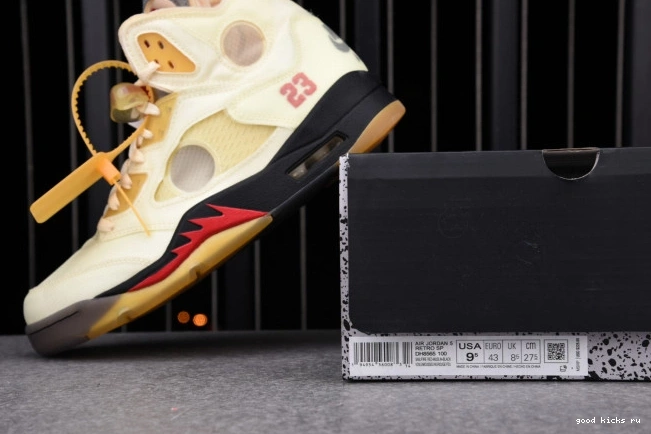 DH8565-100 5 Jordan OFF-WHITE Retro Sail 0808